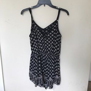 Black and White Romper